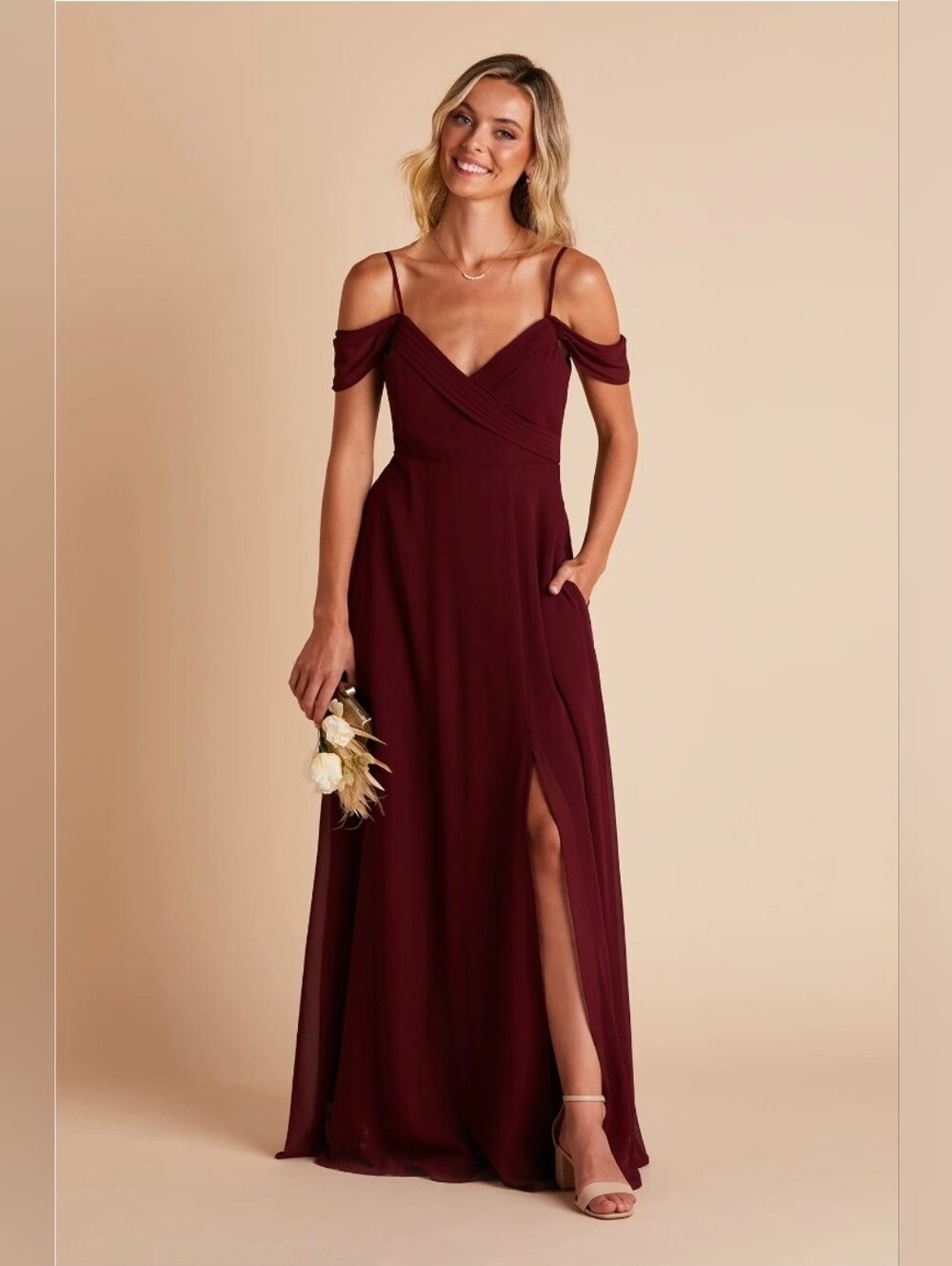 Birdy Grey Chiffon Cabernet Dress
